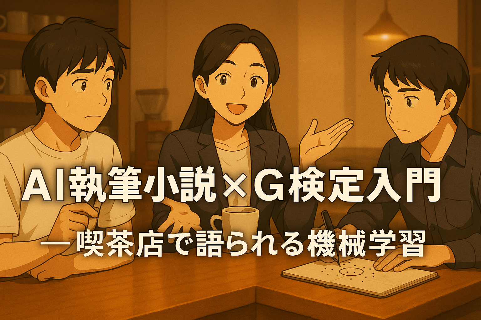 AI執筆小説×G検定入門 ― 喫茶店で語られる機械学習