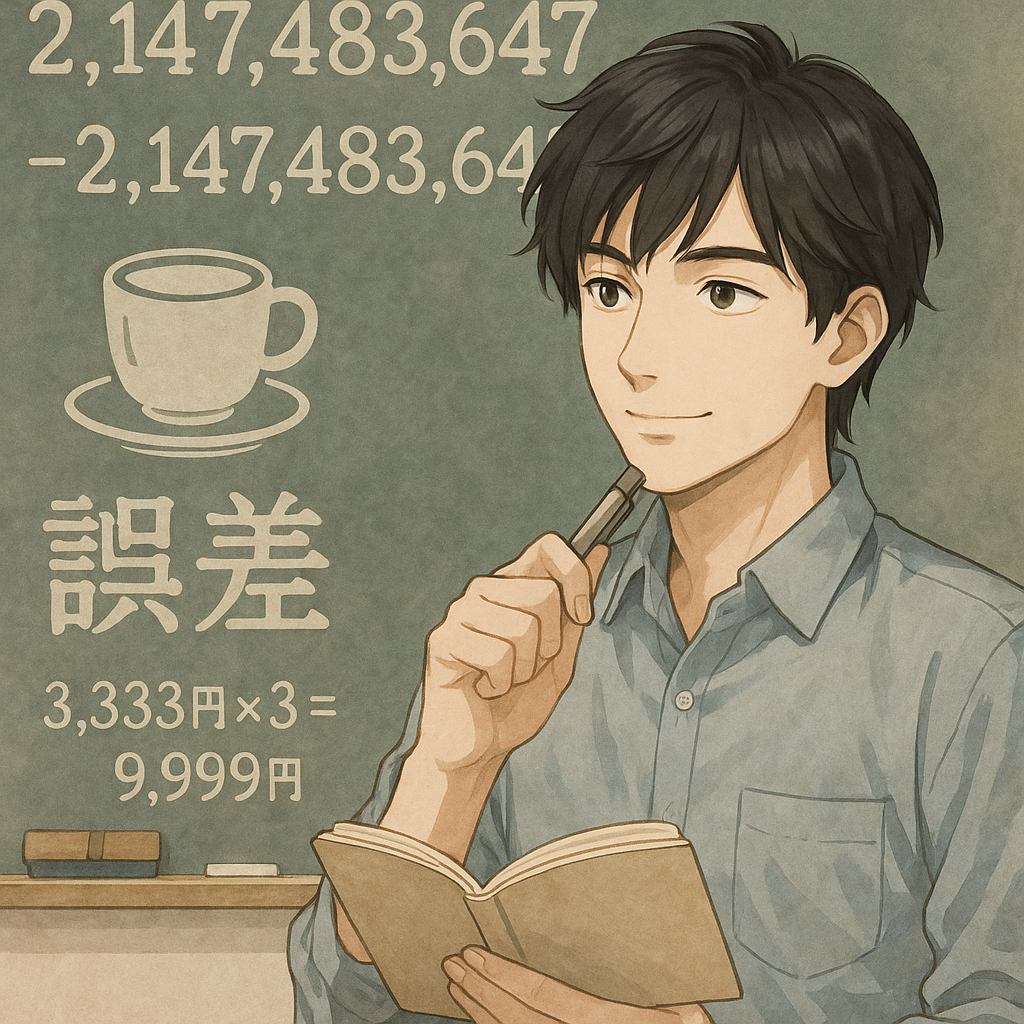 誤差は人間社会の縮図？小説で学ぶ算術演算入門