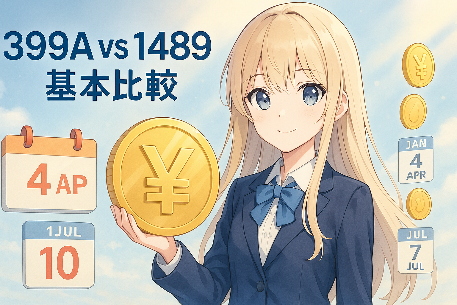 ETF比較：399Aと1489