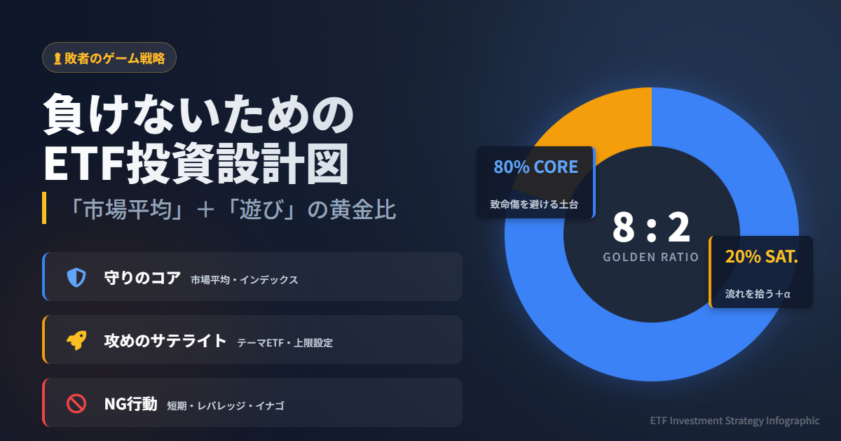 敗者のゲームで考えるETF投資戦略｜負けない設計と＋αの安全運転