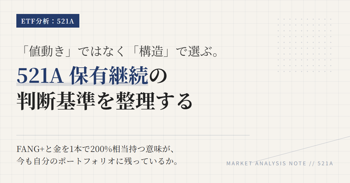 521Aの保有継続条件｜見直しトリガーを整理
